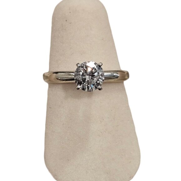 LEO Jewelry - Leo Platinum 14K Solitaire .7ct Diamond Engagement Ring Retail At Over $5,900